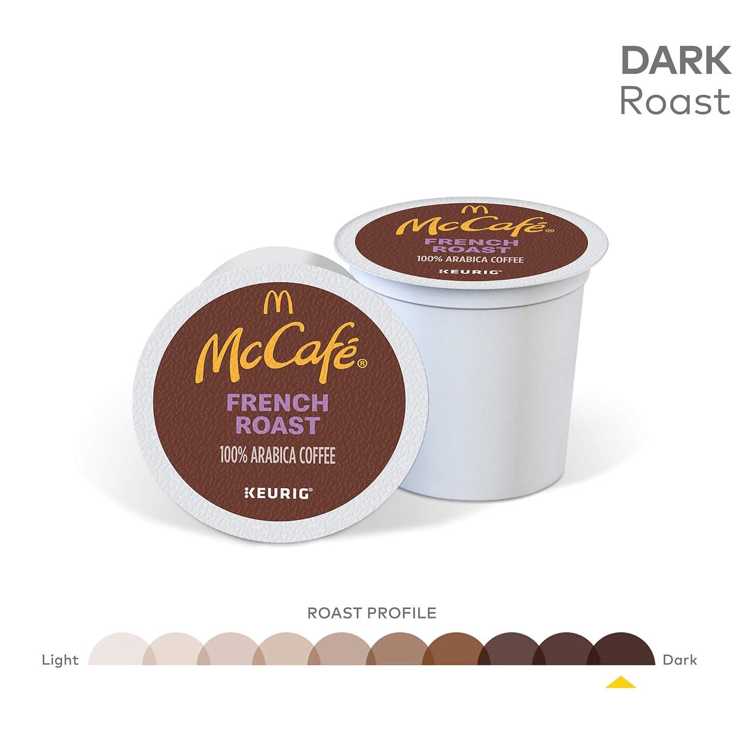 imageMcCafe Premium Roast Coffee Keurig SingleServe KCup Pods Medium Roast 72 CountFrench Roast