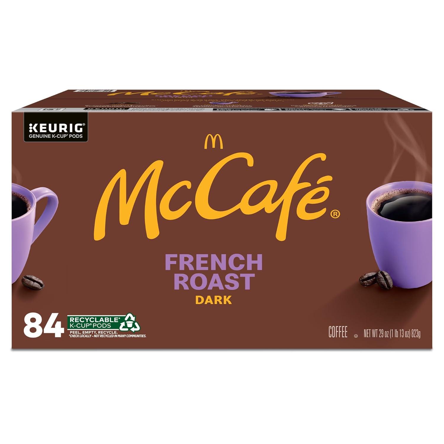 imageMcCafe Premium Roast Coffee Keurig SingleServe KCup Pods Medium Roast 72 CountFrench Roast
