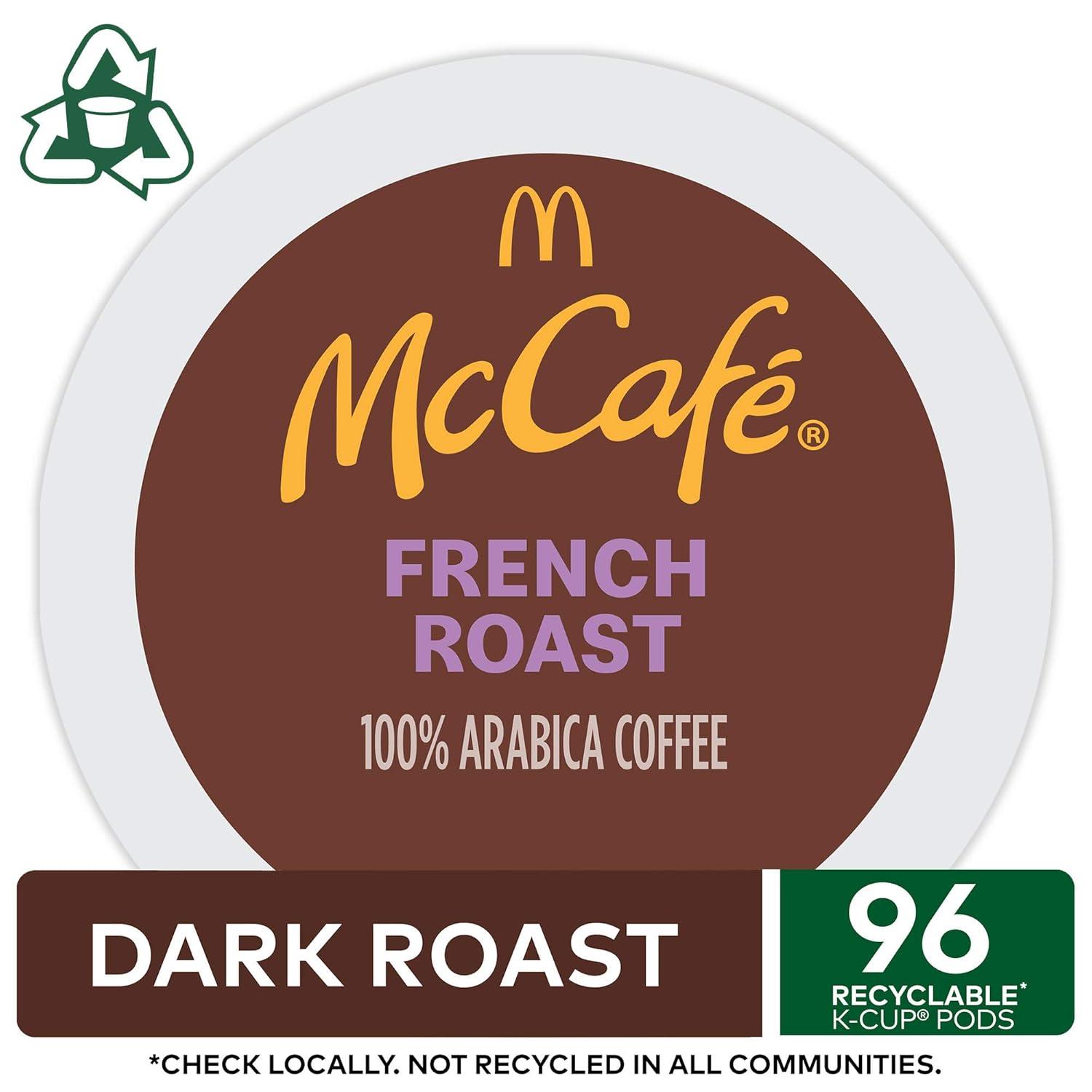 imageMcCafe Premium Roast Coffee Keurig SingleServe KCup Pods Medium Roast 72 CountFrench Roast
