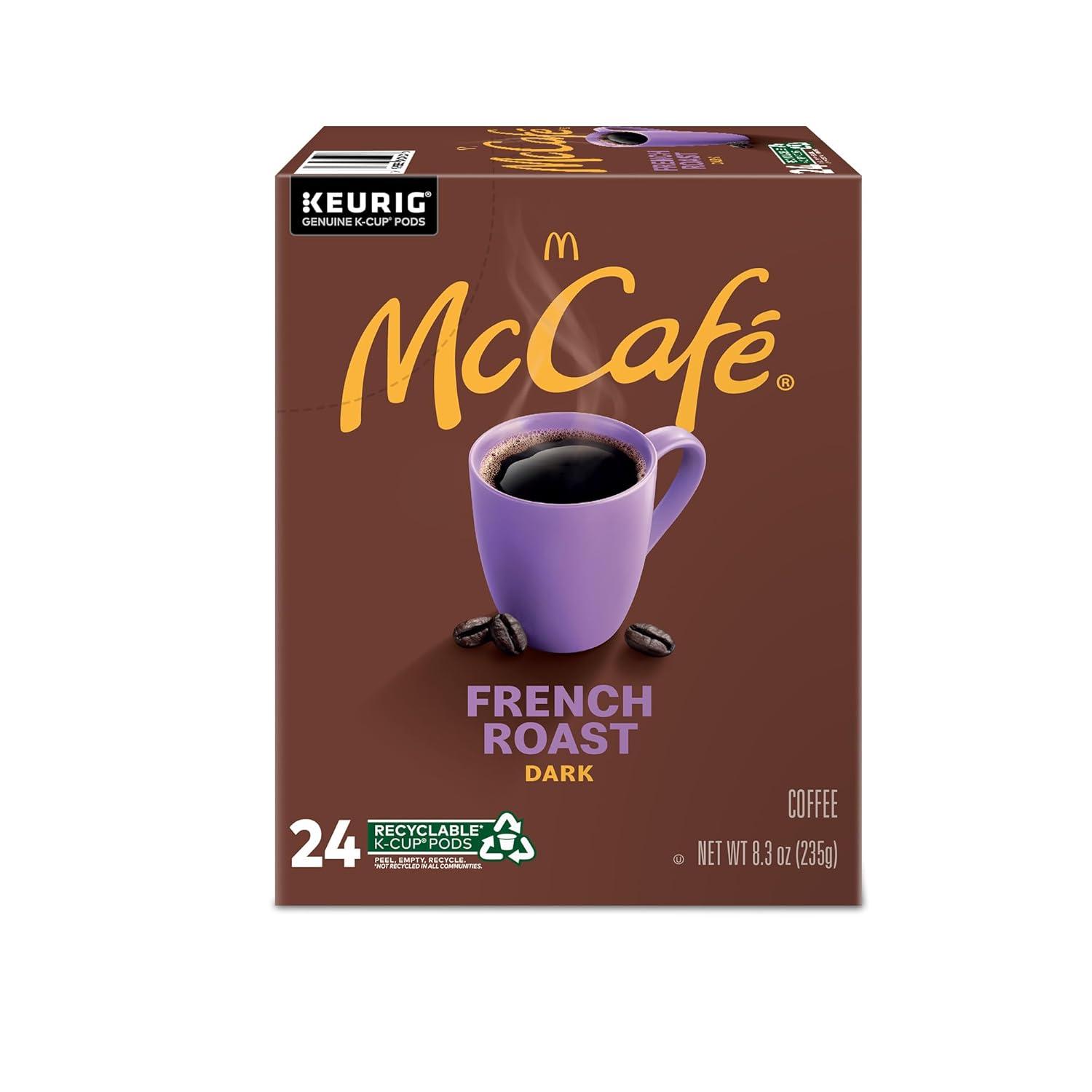 imageMcCafe Premium Roast Coffee Keurig SingleServe KCup Pods Medium Roast 72 CountFrench Roast