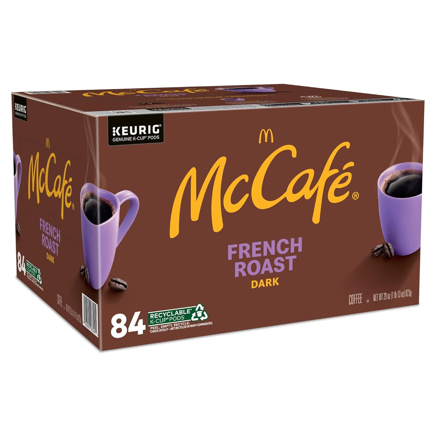 imageMcCafe Premium Roast Coffee Keurig SingleServe KCup Pods Medium Roast 72 CountFrench Roast