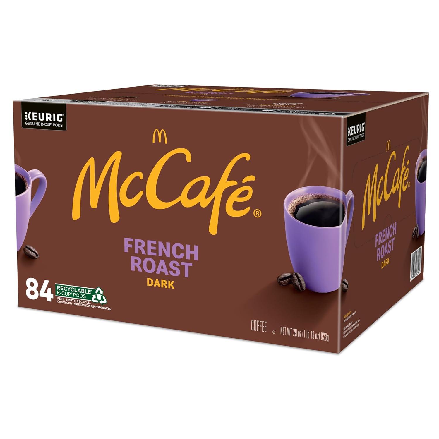 imageMcCafe Premium Roast Coffee Keurig SingleServe KCup Pods Medium Roast 72 CountFrench Roast
