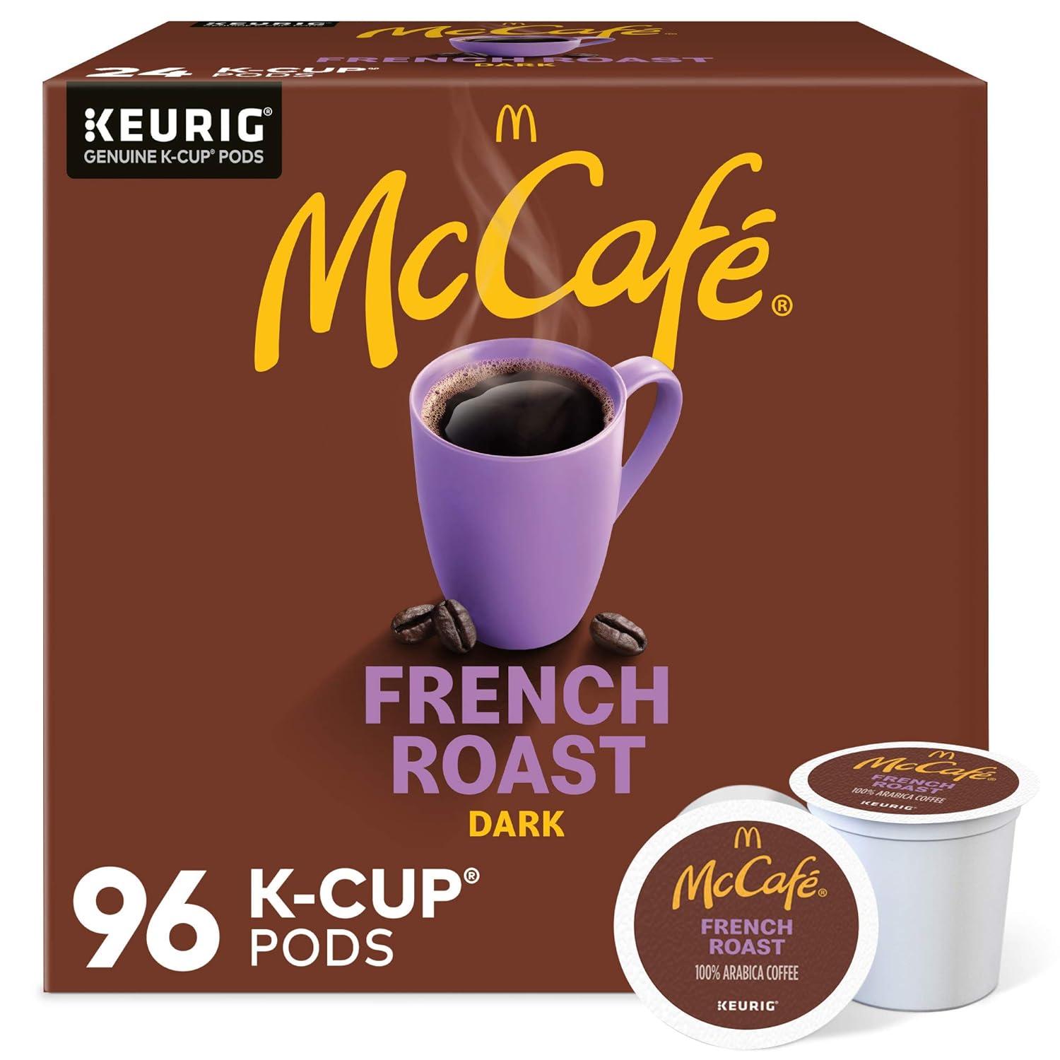 imageMcCafe Premium Roast Coffee Keurig SingleServe KCup Pods Medium Roast 72 CountFrench Roast