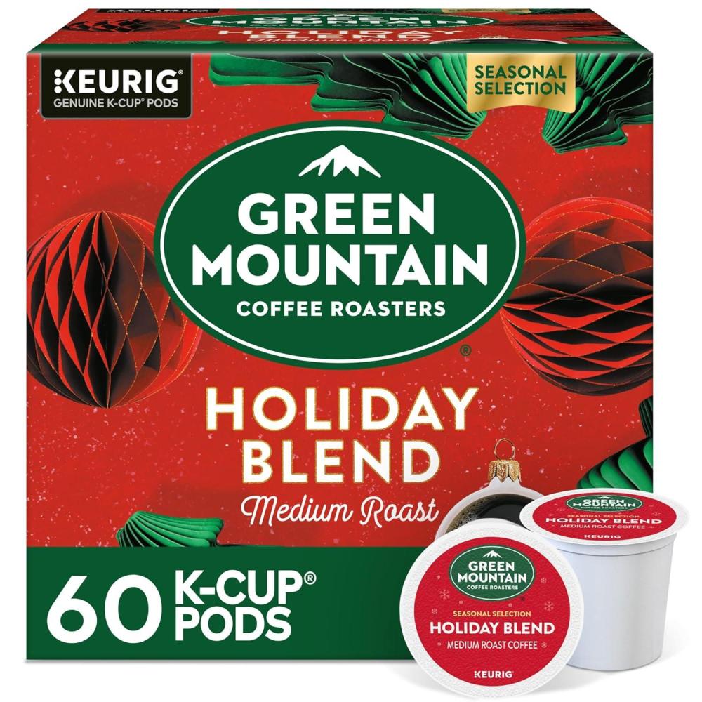 imageGreen Mountain Coffee Roasters Dark Chocolate Hazelnut Coffee Keurig Single Serve KCup Pods 96 CountHoliday Blend
