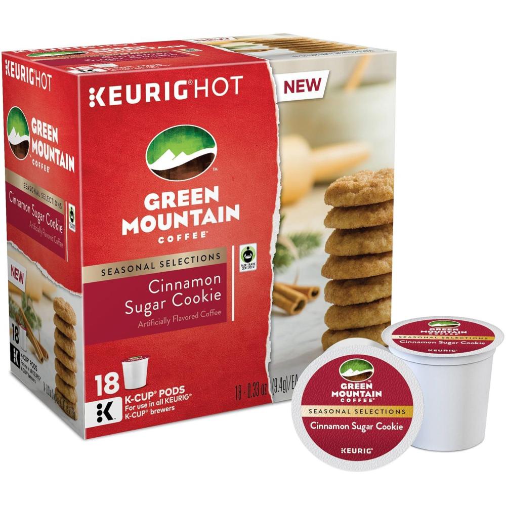 imageGreen Mountain Coffee Roasters ICED Hazelnut Cream Single Serve Keurig KCup Pods Flavored Iced Coffee 96 CountCinnamon