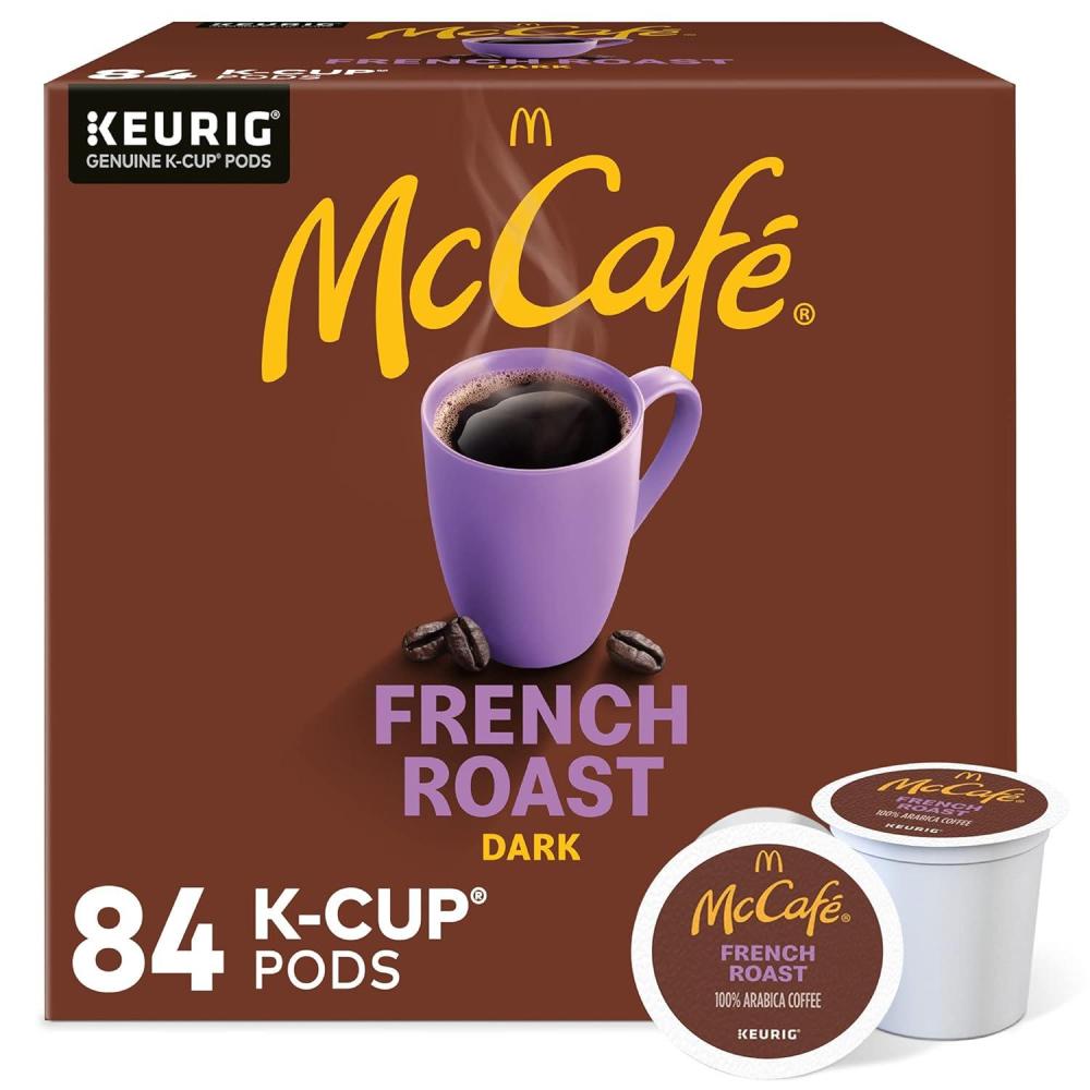 imageMcCafe Premium Roast Coffee Keurig SingleServe KCup Pods Medium Roast 72 CountFrench Roast