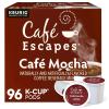 imageCafe Escapes Cafe Mocha Keurig SingleServe KCup Pods 96 CountMocha