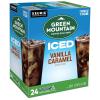 imageGreen Mountain Coffee Roasters ICED Hazelnut Cream Single Serve Keurig KCup Pods Flavored Iced Coffee 96 CountVanilla Caramel