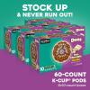 imageThe Original Donut Shop Duos Coconut  Mocha Keurig SingleServe KCup Pods Medium Roast Coffee 96 CountWhite Chocolate  Vanilla