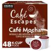 imageCafe Escapes Cafe Mocha Keurig SingleServe KCup Pods 96 CountMocha