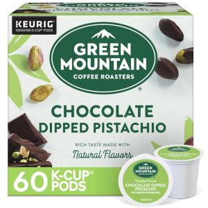 imageGreen Mountain Coffee Roasters Dark Chocolate Hazelnut Coffee Keurig Single Serve KCup Pods 96 CountChocolate Dipped Pistachio