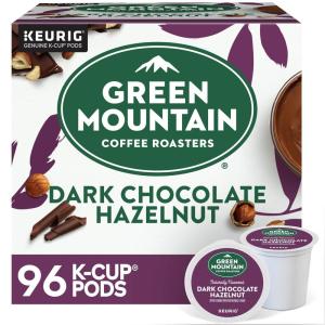 imageGreen Mountain Coffee Roasters Dark Chocolate Hazelnut Coffee Keurig Single Serve KCup Pods 96 CountDark Chocolate Hazelnut