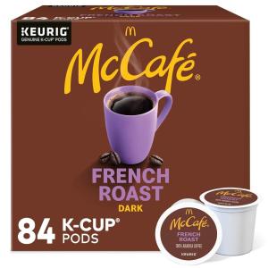 imageMcCafe Premium Roast Coffee Keurig SingleServe KCup Pods Medium Roast 72 CountFrench Roast