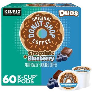imageThe Original Donut Shop Duos Coconut  Mocha Keurig SingleServe KCup Pods Medium Roast Coffee 96 CountChocolate  Blueberry