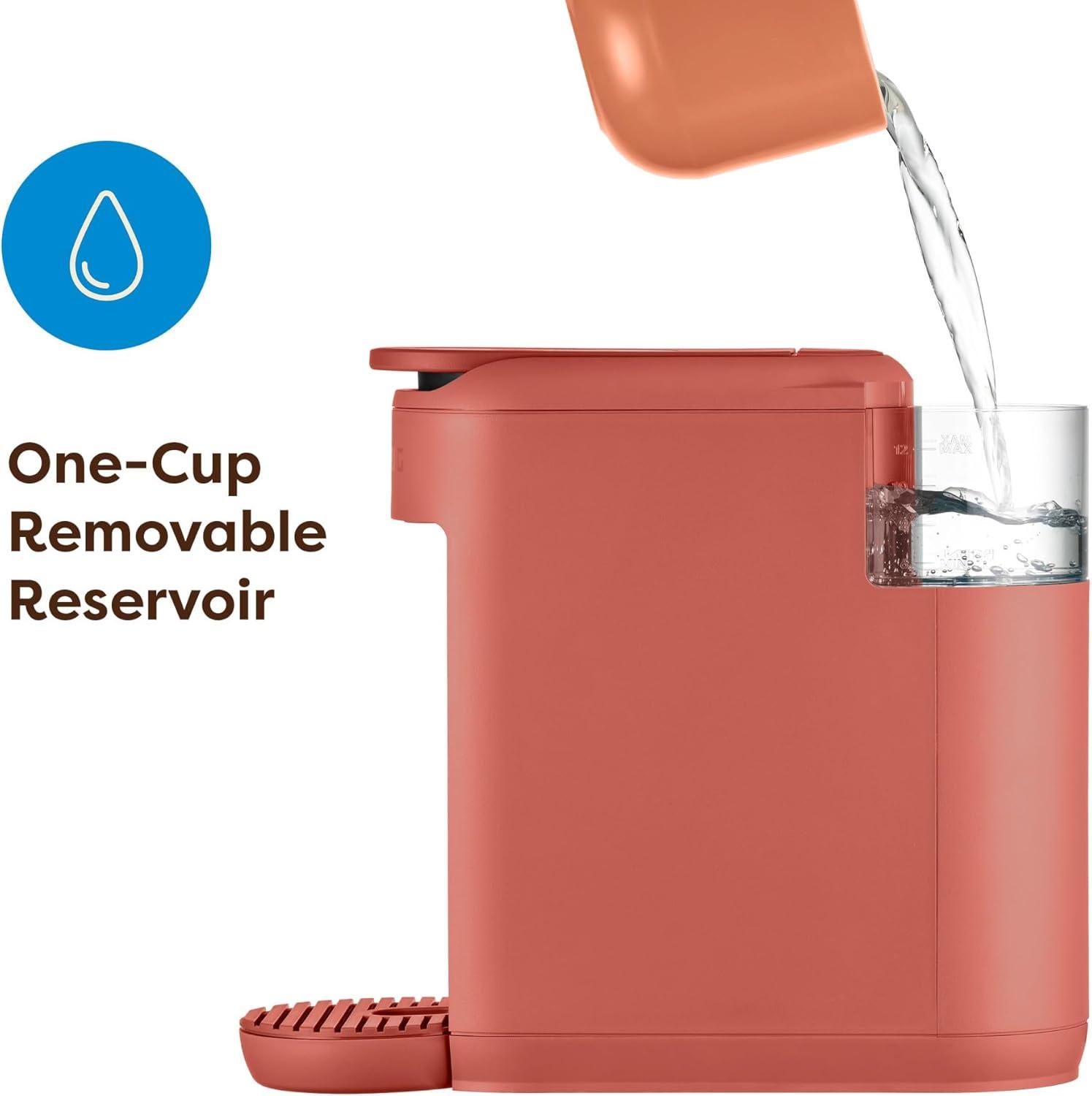 imageKeurig KMini Mate Single Serve KCup Pod Coffee Maker Brews Up to 12 oz Cup Compact Portable Coffee Machine for Small Spaces Dorms ampamp Offices BlackRed Rocks