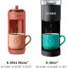 imageKeurig KMini Mate Single Serve KCup Pod Coffee Maker Brews Up to 12 oz Cup Compact Portable Coffee Machine for Small Spaces Dorms ampamp Offices BlackRed Rocks