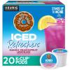 imageThe Original Donut Shop Iced Refreshers Strawberry Aa Flavor Keurig Single Serve KCup Pods 60 Count 6 Packs of 10Dragonfruit Lemonade