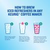 imageThe Original Donut Shop Iced Refreshers Strawberry Aa Flavor Keurig Single Serve KCup Pods 60 Count 6 Packs of 10Strawberry Acai Refresher