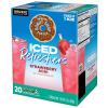 imageThe Original Donut Shop Iced Refreshers Strawberry Aa Flavor Keurig Single Serve KCup Pods 60 Count 6 Packs of 10Strawberry Acai Refresher