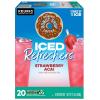 imageThe Original Donut Shop Iced Refreshers Strawberry Aa Flavor Keurig Single Serve KCup Pods 60 Count 6 Packs of 10Strawberry Acai Refresher