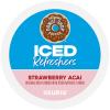 imageThe Original Donut Shop Iced Refreshers Strawberry Aa Flavor Keurig Single Serve KCup Pods 60 Count 6 Packs of 10Strawberry Acai Refresher