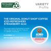 imageThe Original Donut Shop Iced Refreshers Strawberry Aa Flavor Keurig Single Serve KCup Pods 60 Count 6 Packs of 10Strawberry Acai Refresher