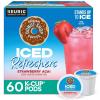 imageThe Original Donut Shop Iced Refreshers Strawberry Aa Flavor Keurig Single Serve KCup Pods 60 Count 6 Packs of 10Strawberry Acai Refresher
