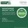 imageGreen Mountain Coffee Roasters Mountainside Mocha Latte One Step Latte Single Serve Keurig KCup Pods 10Count Box