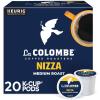 imageLa Colombe Coffee Roasters Nizza Medium Roast Coffee Single Serve Keurig KCup Pods 20 Count BoxNizza