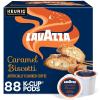 imageLavazza Caramel Biscotti Coffee Single Serve Keurig KCup Pods Flavored Coffee 60Count Box 6 Packs of 10Caramel Biscotti