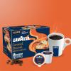 imageLavazza Caramel Biscotti Coffee Single Serve Keurig KCup Pods Flavored Coffee 60Count Box 6 Packs of 10Caramel Biscotti