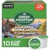 imageGreen Mountain Coffee Roasters Mountainside Mocha Latte One Step Latte Single Serve Keurig KCup Pods 10Count Box
