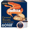 imageLavazza Caramel Biscotti Coffee Single Serve Keurig KCup Pods Flavored Coffee 60Count Box 6 Packs of 10Caramel Biscotti
