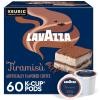 imageLavazza Caramel Biscotti Coffee Single Serve Keurig KCup Pods Flavored Coffee 60Count Box 6 Packs of 10Tiramisu