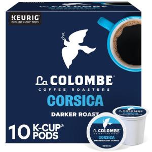 imageLa Colombe Coffee Roasters Nizza Medium Roast Coffee Single Serve Keurig KCup Pods 20 Count BoxCorsica