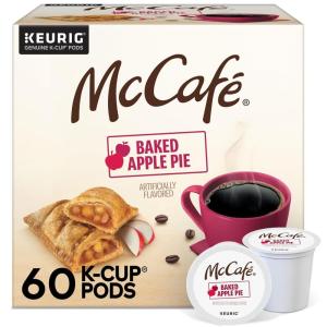 imageMcCafe Baked Apple Pie Coffee Keurig Single Serve KCup Pods 60 Count 6 Packs of 10Baked Apple Pie