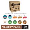 imageKeurig Premium Coffeehouse Collection Single Serve Keurig KCup Pods Medium and Dark Roast Coffees 40Count BoxFlavored Variety
