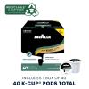imageLavazza House Blend Perfetto SingleServe Keurig KCup Pods Medium Roast Coffee 60Count Box 6 Packs of 10Grand Selezione