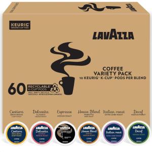 imageLavazza Coffee Variety Pack Keurig SingleServe KCup Pods 60 Count