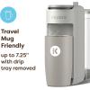 image:imageKeurig KMini Mate Plus SingleServe KCup Pod Coffee Maker Compact 3 Cup Sizes Brew Over Ice and Strong Button Features 50 oz Removable Reservoir Matte BlackWarm Stone