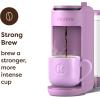image:imageKeurig KMini Mate Plus SingleServe KCup Pod Coffee Maker Compact 3 Cup Sizes Brew Over Ice and Strong Button Features 50 oz Removable Reservoir Matte BlackWild Orchid
