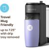 image:imageKeurig KMini Mate Plus SingleServe KCup Pod Coffee Maker Compact 3 Cup Sizes Brew Over Ice and Strong Button Features 50 oz Removable Reservoir Matte BlackBlack
