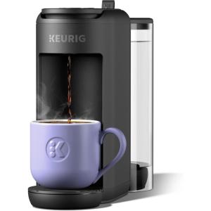 image:imageKeurig KMini Mate Plus SingleServe KCup Pod Coffee Maker Compact 3 Cup Sizes Brew Over Ice and Strong Button Features 50 oz Removable Reservoir Matte BlackBlack