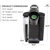 image:imageKeurig K1550 Small Business Single Serve Coffee Maker 96 oz Water Reservoir Black