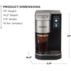image:imageKeurig K2550 Medium Business Single Serve Coffee Maker Plumbed SilverBlack