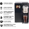 image:imageKeurig K3550 Large Business Single Serve Coffee Maker Plumbed SilverBlack  Plumbed Commercial Brewer 5 Sizes HiRes Touchscreen Brew over Ice Strong Brew Auto Pod Eject 2 Hot Tanks