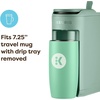 image:imageKeurig KMini Mate Single Serve KCup Pod Coffee Maker Brews Up to 12 oz Cup Compact Portable Coffee Machine for Small Spaces Great for Dorms amp Offices Pink SandsGlamping Green