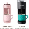 image:imageKeurig KMini Mate Single Serve KCup Pod Coffee Maker Brews Up to 12 oz Cup Compact Portable Coffee Machine for Small Spaces Great for Dorms amp Offices Pink SandsPink Sands