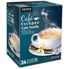 image:imageCafe Escapes Dark Chocolate Hot Cocoa Keurig SingleServe KCup Pods 96 CountCaf Vanilla