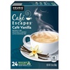 image:imageCafe Escapes Dark Chocolate Hot Cocoa Keurig SingleServe KCup Pods 96 CountCaf Vanilla